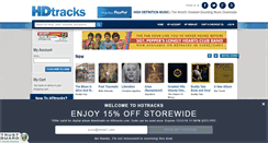 Desktop Screenshot of hdtracks.com