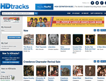 Tablet Screenshot of hdtracks.com